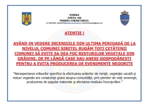 Anunț incendii